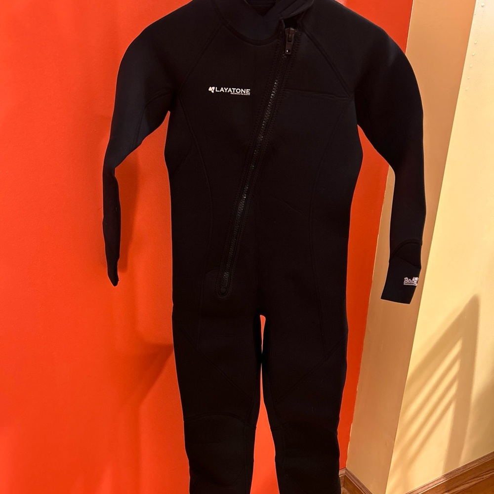 LayaTone Wetsuits for Men Wetsuit Women, 3mm Neoprene Full Body Front large